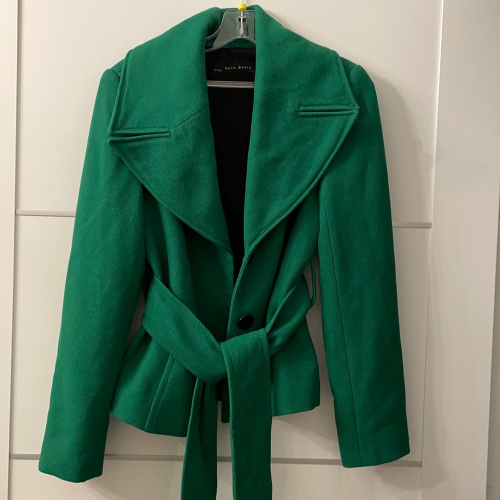 Zara beautiful green jacket